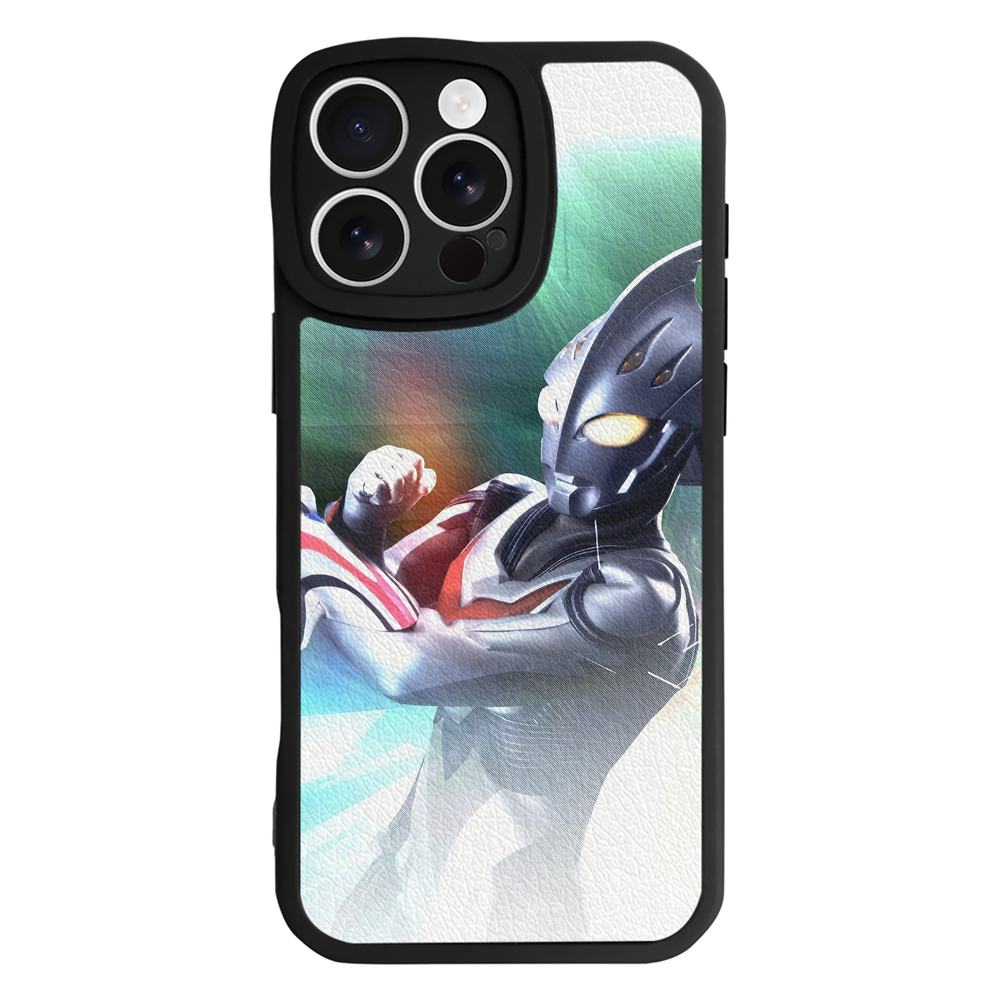 （画像用） ウルトラマン Ultraman 【iPhone 16シリーズ対応】シリコンスマホケース（レザー調） 材質：シリコン